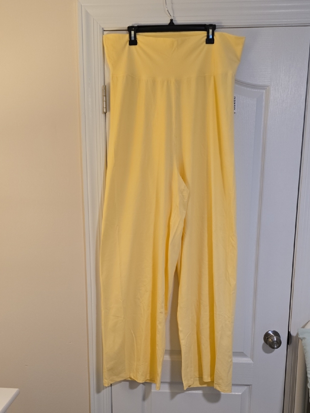 Old Navy Light Yellow Wide-Leg Palazzo Pants